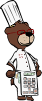picture showing Chef Math Bear, the second math coach